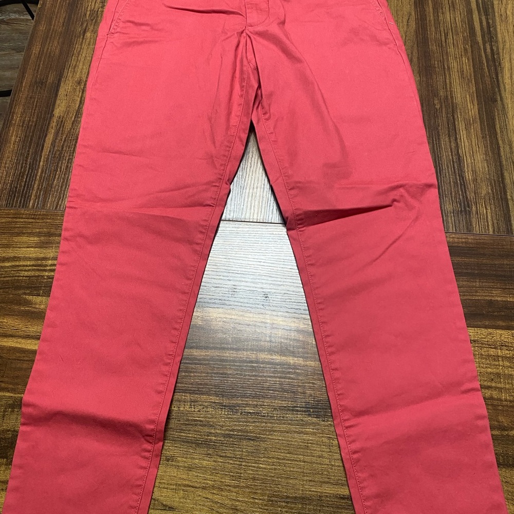 Vibrant Red Chino Pants